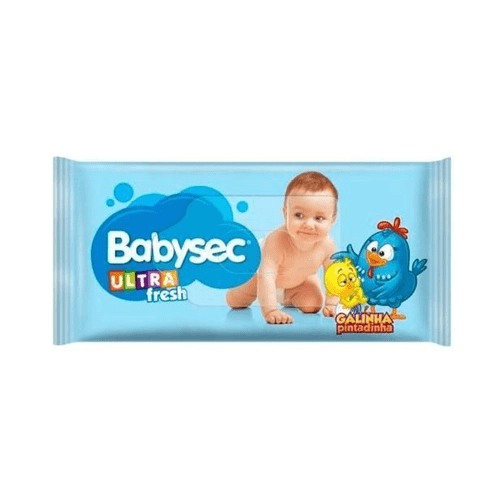 Toalhas Umedecidas Babysec Ultra Fresh Com 96 Unidades