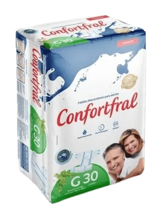 Fralda Geriátrica Confortfral G Com 30 Unidades