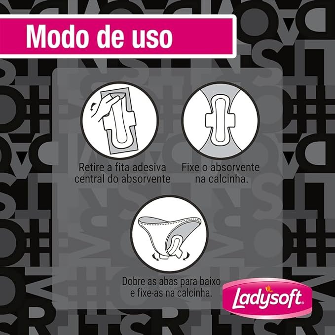 Absorvente Ladysoft Noturno Suave Com Abas 16 Unidades