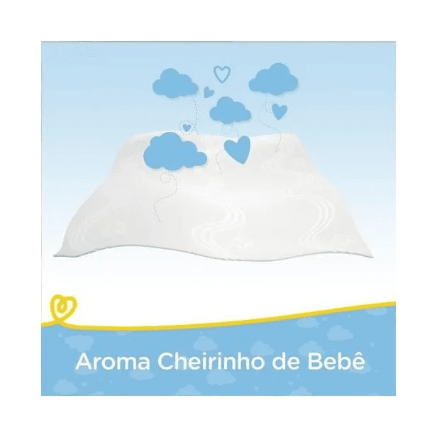 Lenço Umedecido Cheirinho de Bebê Pampers Pacote Com 48 Unidades
