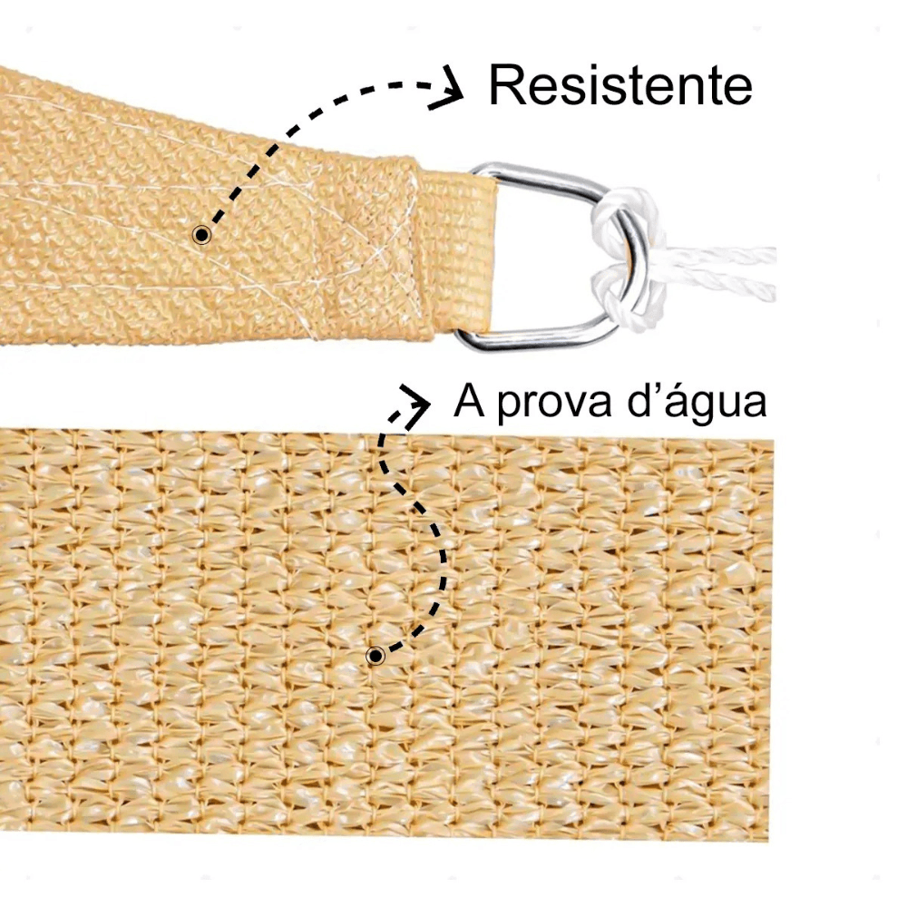 Toldo Flexivel Portátil com Proteção UV