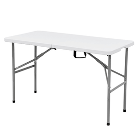 Mesa Maleta Multiuso Dobrável 1.22x0.61x0x74 - Branco