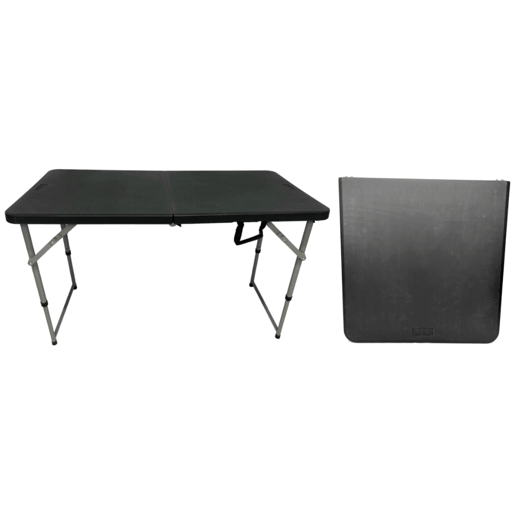 Mesa Maleta Multiuso Dobrável 1.22x0.61x0x74 - Preto